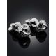Classy Silver Stud Earrings, image , picture 2