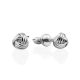 Classy Silver Stud Earrings, image 