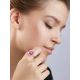 Pink Enamel Flower Ring With Crystals, Ring Size: 8 / 18, image , picture 3