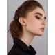 Glossy Sterling Silver Hoop Earrings The ICONIC, image , picture 5