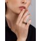 Woven Celtic Design Silver Crystal Ring, Ring Size: 5.5 / 16, image , picture 3
