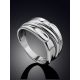 Sleek Silver Ring, Ring Size: 8 / 18, image , picture 2