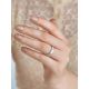 Minimalist Design Silver Ring, Ring Size: 7 / 17.5, image , picture 3