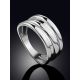 Minimalist Design Silver Ring, Ring Size: 6 / 16.5, image , picture 2