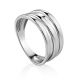 Minimalist Design Silver Ring, Ring Size: 6 / 16.5, image 