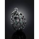 Filigree Silver Crystal Egg Pendant The Romanov, image , picture 2