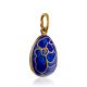 Gilded Silver Blue Enamel Egg Pendant The Romanov, image , picture 4