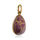 Floral Motif Gilded Silver Enamel Egg Pendant The Romanov, image , picture 4