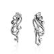 Refined Silver Climber Earrings, image 