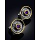 Flawless Silver Amethyst Earrings, image , picture 2