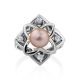 Ornate Silver Pearl Ring, Ring Size: 8 / 18, image , picture 4