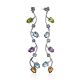Exquisite Multicolor Gemstone Earrings, image 