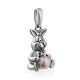 Silver Pearl Rabbit-Like Pendant, image , picture 4