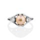 Classy Silver Pearl Ring, Ring Size: 8 / 18, image , picture 4