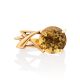 Flamboyant Gilded Silver Citrine Ring, Ring Size: 6 / 16.5, image , picture 4