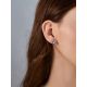 Silver Studs With Light Blue Crystals The Aurora, image , picture 4