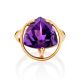 Fabulous Gilded Silver Amethyst Ring, Ring Size: 8.5 / 18.5, image , picture 4