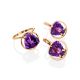 Fabulous Gilded Silver Amethyst Ring, Ring Size: 8.5 / 18.5, image , picture 5