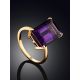 Ultra Stylish Baguette Cut Amethyst Ring, Ring Size: 9 / 19, image , picture 2