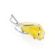 Sculptural Silver Amber Pendant The Rialto, image , picture 3