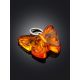 Tiny Amber Butterfly Pendant, image , picture 2