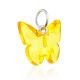 Chic Amber Butterfly Pendany, image , picture 3