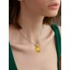 Faceted Amber Heart Pendant, image , picture 4