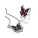 Fabulous Butterfly Motif Amber Adjustable Ring, Ring Size: 7 / 17.5, image , picture 5