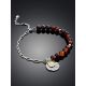 Boho Style Silver Amber Bracelet The Palazzo, image , picture 2