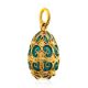 Designer Gilded Silver Enamel Egg Shaped Pendant The Romanov, image , picture 3