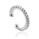 Stylish Silver Crystal Cuff Earring The ICONIC, image 