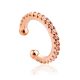 Rose Plated Silver Crystal Ear Cuff The ICONIC, image 