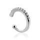 Dazzling Silver Crystal Ear Cuff The ICONIC, image 