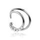 Designer Sterling Silver Ear Cuff With Pearls The Palazzo, image 