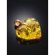 Luminous Lemon Amber Heart Pendant, image , picture 2