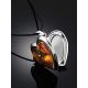 Cute Heart Shaped Amber Locket Pendant, image , picture 2