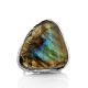Fascinating Silver Labradorite Ring The Bella Terra, Ring Size: Adjustable, image , picture 3