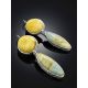 Boho Style Amber Violane Earrings The Bella Terra, image , picture 2