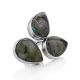 Fabulous Silver Labradorite Ring The Bella Terra, Ring Size: Adjustable, image 