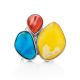 Flamboyant Multi Stone Cocktail Ring The Bella Terra, Ring Size: Adjustable, image , picture 3