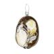 Butterfly Motif Silver Amber Pendant The Rialto, image 