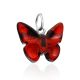 Bright Amber Butterfly Pendant, image 