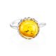 Amber With Fossil Midge Adjustable Ring The Clio, Ring Size: Adjustable, image , picture 5