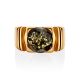 Luminous Amber Golden Ring The Rondo, Ring Size: 6.5 / 17, image , picture 3