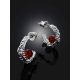 Boho Style Silver Amber Earrings The Palazzo, image , picture 2