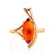 Cognac Amber Golden Ring, Ring Size: 12 / 21.5, image , picture 3