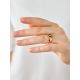 Luminous Amber Golden Ring The Rondo, Ring Size: 6.5 / 17, image , picture 2