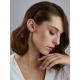 Trendy Silver Ear Cuff With Crystal And Pearl the Palazzo, image , picture 3