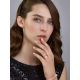 Trendy Rose Plated Silver Signet Ring The ICONIC, Ring Size: Adjustable, image , picture 4