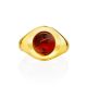 Boho Chic Style Gilded Silver Amber Ring The Palazzo, Ring Size: Adjustable, image , picture 3